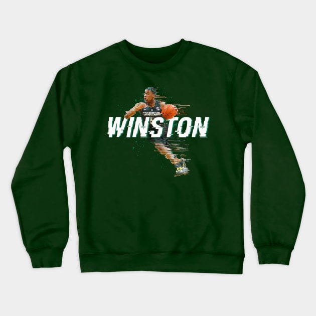 Cassius Winston Crewneck Sweatshirt by Juantamad